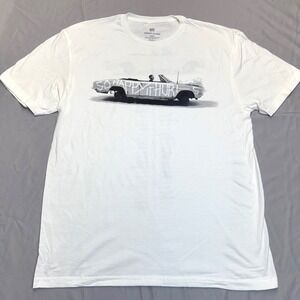 Bryan Adams So Happy It Hurts 2023 Tour Shirt Mens L White Graphic Concert Tee
